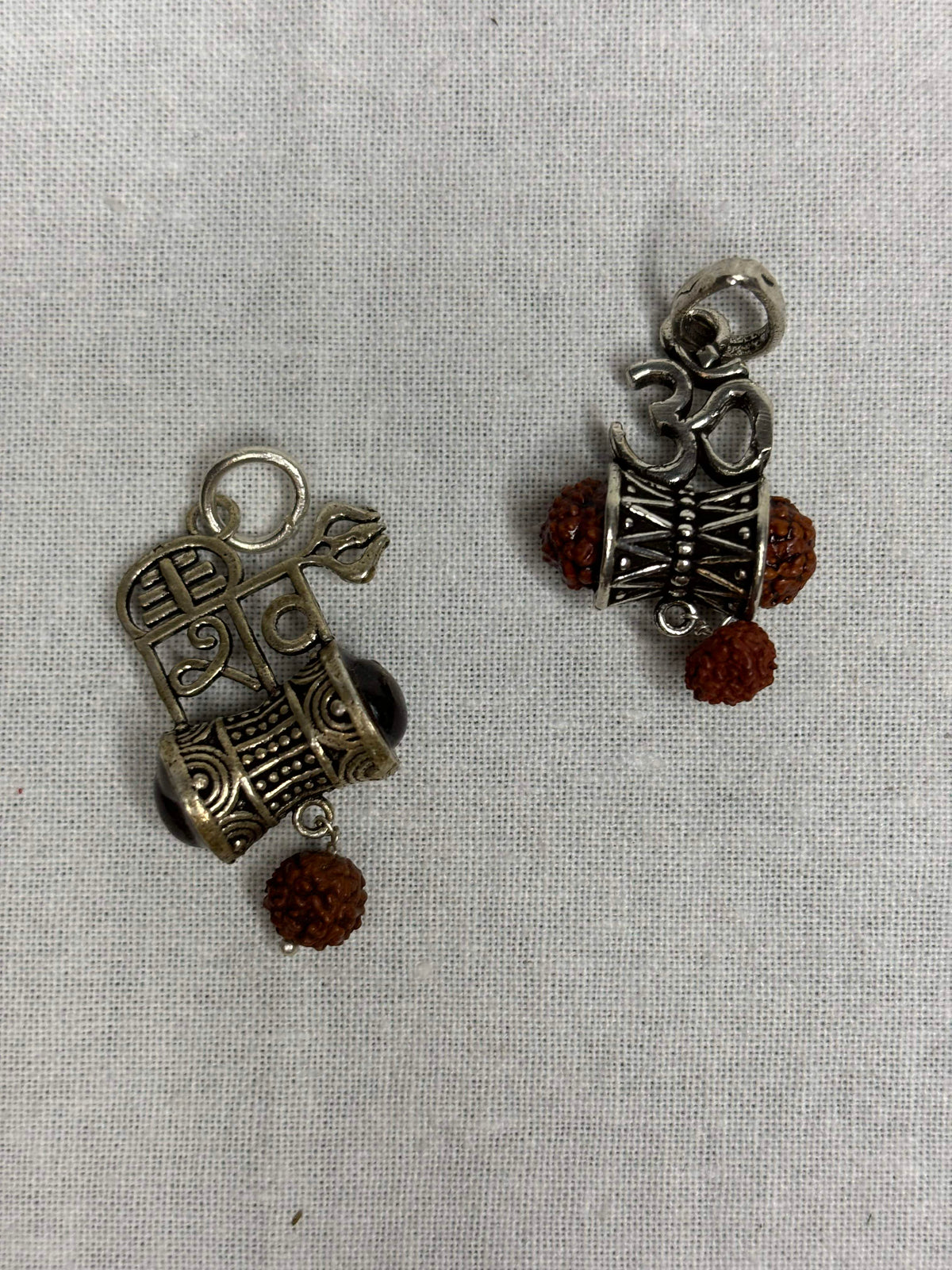 Silver Rudhraksha Locket