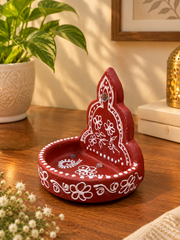 Terracotta tea light / diya holder