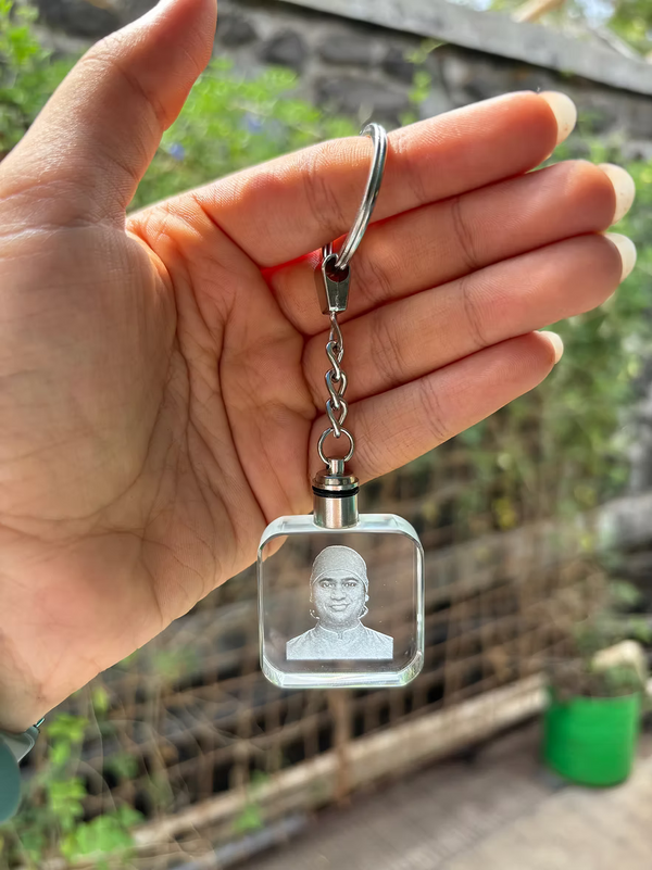 Crystal Keychain - With Divine Light Image