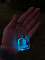 Crystal Keychain - With Divine Light Image