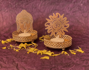 Divine Shadow Tea-Light Holder Set Of 4