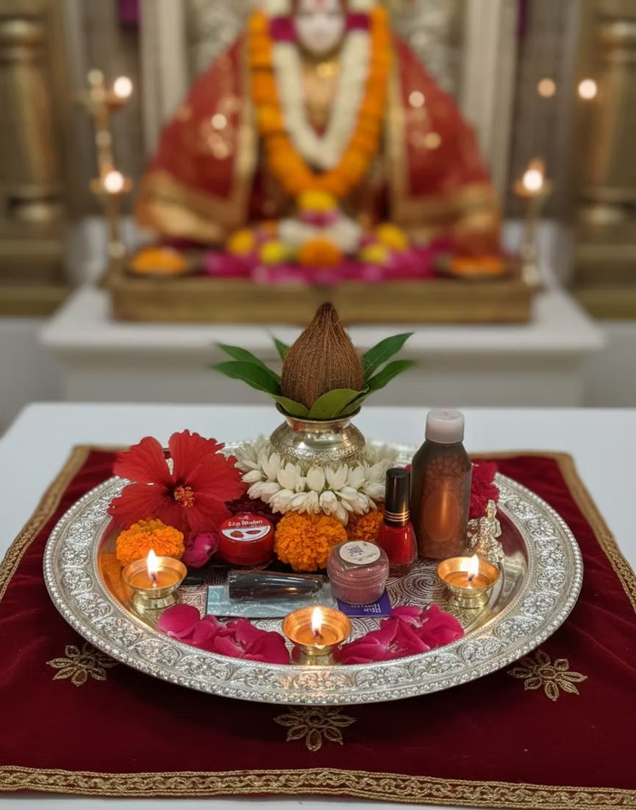 Shringar Offering For Adishakti Maa